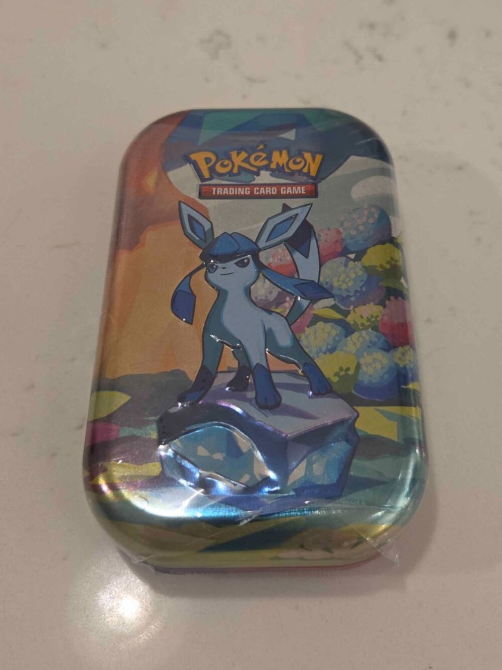 Prismatic Evolutions Mini Tin [Glaceon]